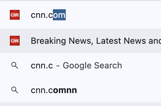 Domain spoofing showing up in Google search results